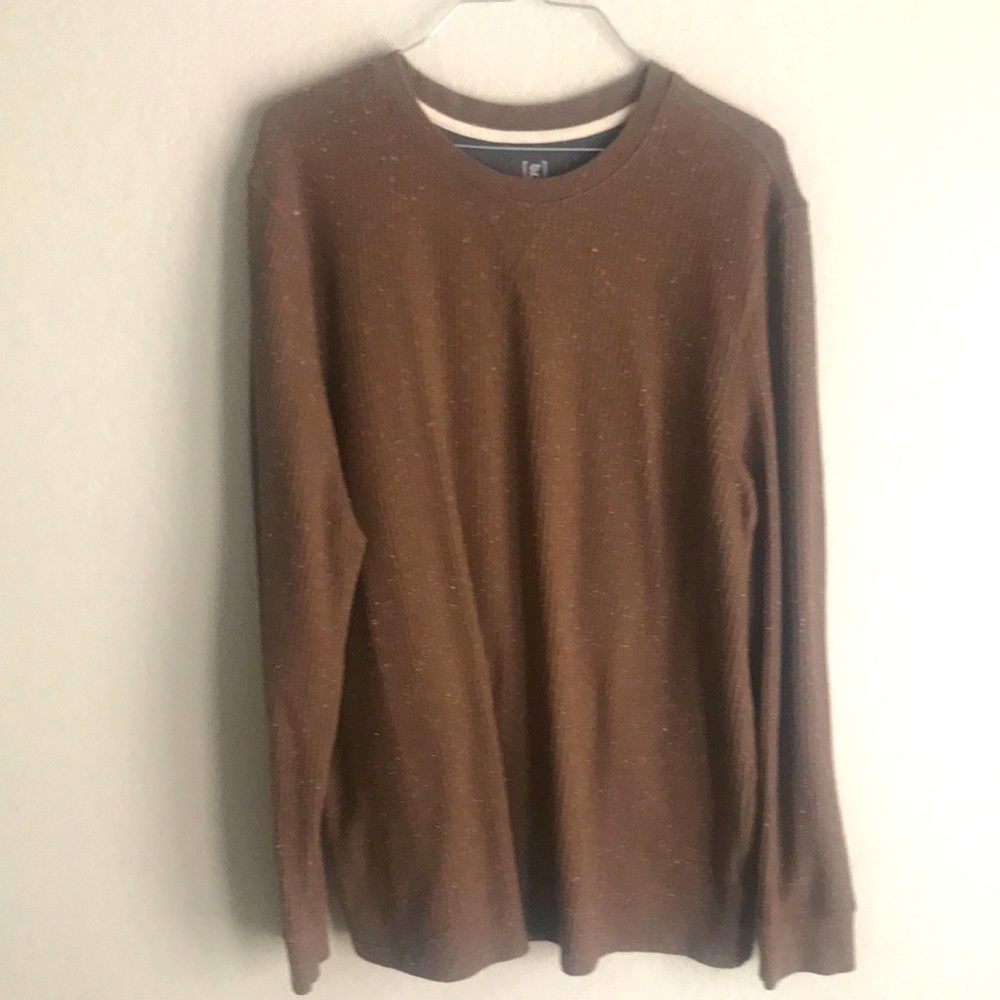 Brown dress shirt